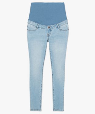 Jean de grossesse slim 4 poches avec bandeau jersey vue4 - GEMO (MATER) - GEMO
