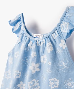 Chemise de nuit fille à motifs fleuris vue2 - GEMO (ENFANT) - GEMO