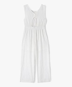 Combinaison pantalon avec broderie anglaise fille vue4 - GEMO (ENFANT) - GEMO