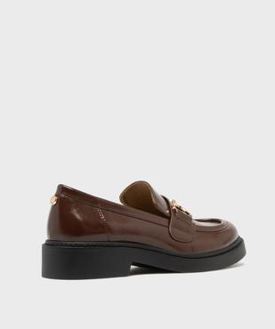 Mocassins vernis à épaisse semelle femme - LuluCastagnette vue4 - LULUCASTAGNETTE - GEMO