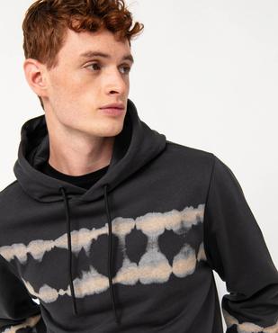 Sweat à capuche effet tie and dye homme vue2 - GEMO (HOMME) - GEMO
