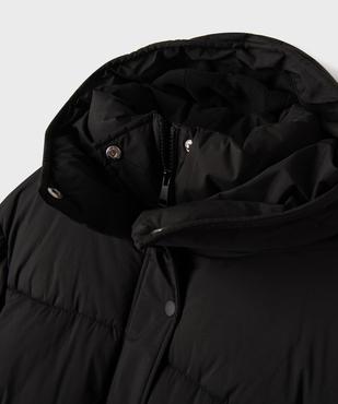 Parka mi-longue déperlante à col montant, capuche et doublure polaire fille vue3 - GEMO 4G FILLE - GEMO