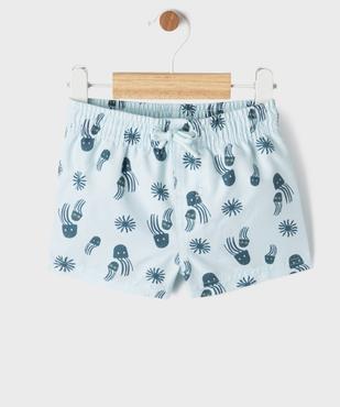 Short de bain motif méduses bébé garçon vue1 - GEMO 4G BEBE - GEMO