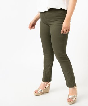 Pantalon coupe Regular femme grande taille vue1 - GEMO 4G GT - GEMO