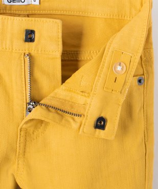 Pantalon garçon uni coupe Slim extensible  vue2 - GEMO (ENFANT) - GEMO
