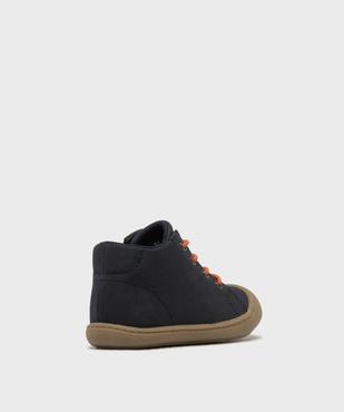 Chaussures premiers pas à lacets et zip bébé garçon – Buggy Shoes vue4 - BUGGY - GEMO