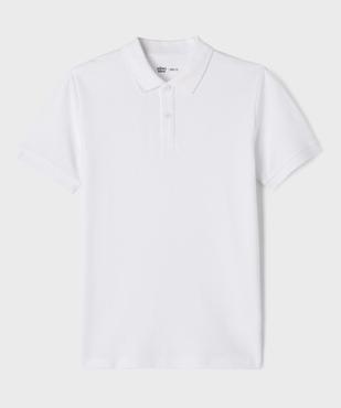 Polo à manches courtes en maille piquée garçon vue1 - GEMO 4G GARCON - GEMO