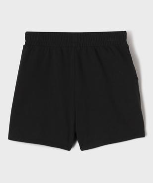 Short en maille coupe ample avec taille élastique fille vue4 - GEMO 4G FILLE - GEMO