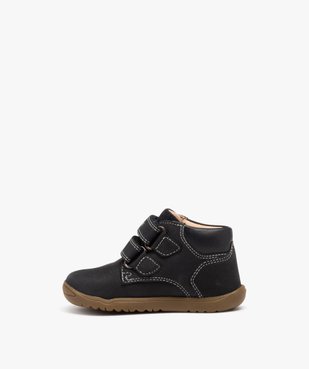 Chaussures premiers pas bébé garçon unies en suédine - Geox vue3 - GEOX - GEMO