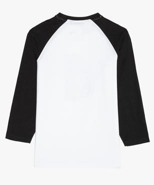 Tee-shirt garçon bicolore à manches longues - Fortnite vue3 - FORTNITE - GEMO