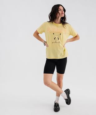 Legging court uni en coton résistant femme vue4 - GEMO(FEMME PAP) - GEMO