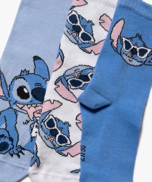 Chaussettes à motifs Stitch fille (lot de 3) - Disney vue2 - LILO & STITCH - GEMO