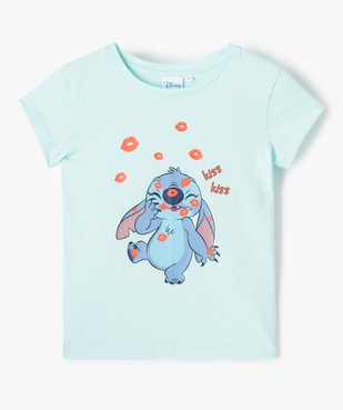 Tee-shirt fille manches courtes Lilo & Stitch - Disney vue1 - DISNEY DTR - GEMO