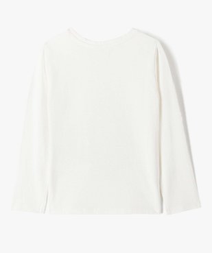 Tee-shirt de Noël fille à manches longues et sequins réversibles vue5 - GEMO (ENFANT) - GEMO