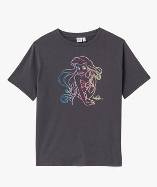 Tee-shirt femme avec motif Ariel multicolore - Disney vue4 - DISNEY - GEMO