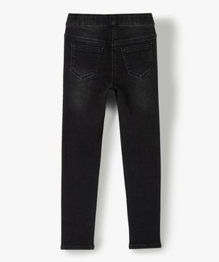 Jegging délavé avec taille ajustable fille vue7 - GEMO 4G FILLE - GEMO