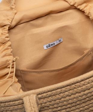 Sac cabas en textile avec motif soleil femme vue4 - GEMO (ACCESS) - GEMO