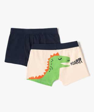 Boxer à motifs dinosaures garçon (lot de 2) vue1 - GEMO 4G GARCON - GEMO