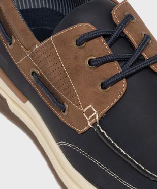 Chaussures bateau à lacets semelle sport homme - Urban Steps vue7 - URBAN STEPS - GEMO