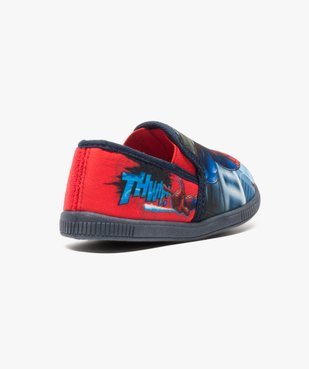 Chaussons rouges et bleus - Spiderman Marvel vue4 - SPIDERMAN - GEMO