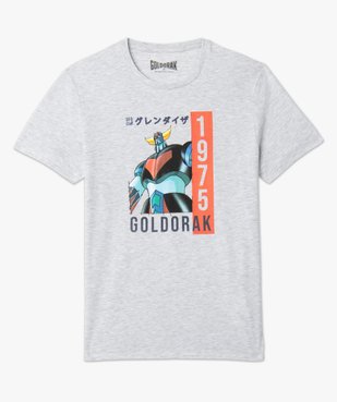Tee-shirt homme chiné à manches courts motif - Goldorak vue4 - GOLDORAK - GEMO