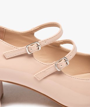 Escarpin verni avec double bride femme vue6 - GEMO(URBAIN) - GEMO