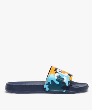 Mules de piscine garçon à bandeau camo « Cool » vue1 - GEMO (ENFANT) - GEMO