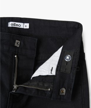 Pantalon garçon uni coupe Slim extensible vue2 - GEMO 4G GARCON - GEMO