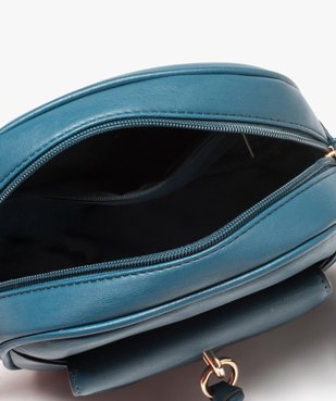 Sac besace femme compact à détails dorés vue3 - GEMO (ACCESS) - GEMO