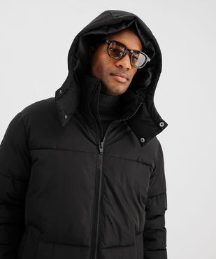 Doudoune longue à col montant et capuche homme vue3 - GEMO 4G HOMME - GEMO