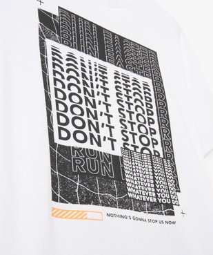 Tee-shirt garçon avec motif XXL sur l’avant vue2 - GEMO (JUNIOR) - GEMO