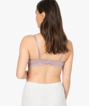 Soutien-gorge femme triangle à bonnets paddés vue3 - Nikesneakers(HOMWR FEM) - Nikesneakers
