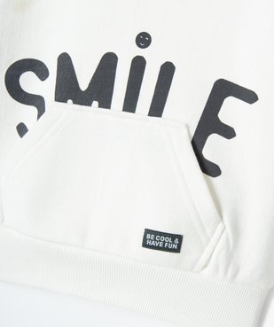 Sweat bébé garçon coupe oversize avec poche kangourou vue2 - GEMO(BEBE DEBT) - GEMO