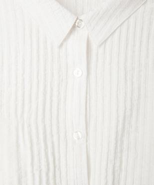Chemise en maille gaufrée avec bas ajustable fille vue2 - GEMO (ENFANT) - GEMO