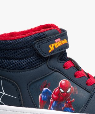 Baskets garçon montantes avec col fourré à scratch - Spiderman vue6 - SPIDERMAN - GEMO