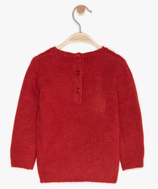 Pull de Noël bébé fille en grosse maille - Disney vue2 - DISNEY DTR - GEMO