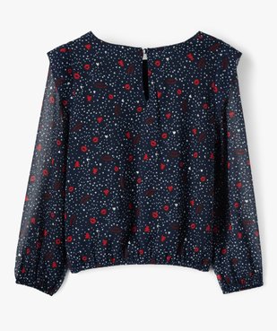 Chemise fille imprimée à manches longues - Lulu Castagnette vue4 - LULUCASTAGNETTE - GEMO