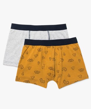 Lot de 2 boxers assortis à taille marine vue1 - GEMO (JUNIOR) - GEMO