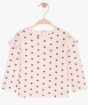 Ensemble bébé fille 2 pièces : robe + tee-shirt manches longues vue3 - GEMO(BEBE DEBT) - GEMO