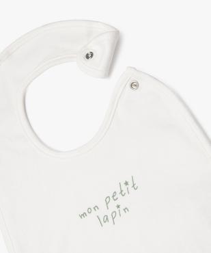 Ensemble 3 pièces pyjama + body + bavoir bébé vue5 - GEMO(BB COUCHE) - GEMO