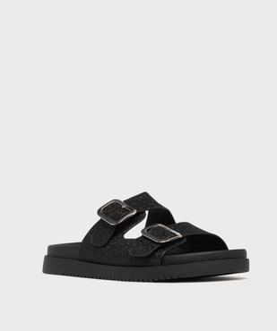 Mules à larges brides ont toile femme - 5 Miles vue2 - 5 MILES - GEMO