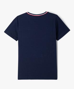 Tee-shirt manches courtes message garçon vue4 - ALLEZ LES BLEUS - GEMO
