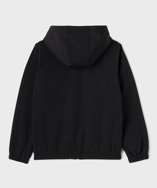 Blouson softshell déperlant intérieur polaire à capuche garçon vue1 - GEMO (JUNIOR) - GEMO