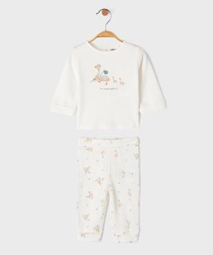 Ensemble 2 pièces bébé - Tee-shirt et legging vue1 - GEMO(BB COUCHE) - GEMO