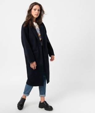Manteau femme aspect drap de laine vue1 - GEMO(FEMME PAP) - GEMO
