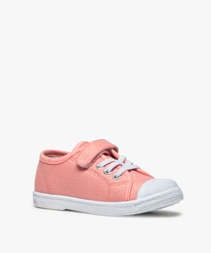 Tennis fille en toile pailletée et bout renforcé vue2 - GEMO (ENFANT) - GEMO