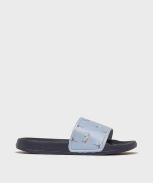 Mules de plage à motifs palmiers garçon vue1 - GEMO (PLAGE) - GEMO