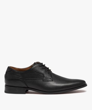 Derby à bout carré avec lacets ronds homme vue1 - GEMO(URBAIN) - GEMO