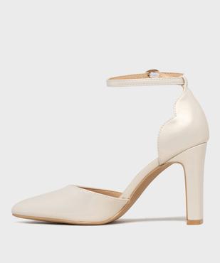 Escarpins irisés à talon haut et bout pointu femme - Valentina Baldano vue3 - VALENTINA BALDA - GEMO