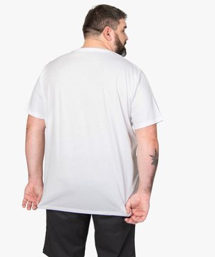 Tee-shirt homme à manches courtes avec motifs palmiers vue3 - GEMO (HOMME) - GEMO